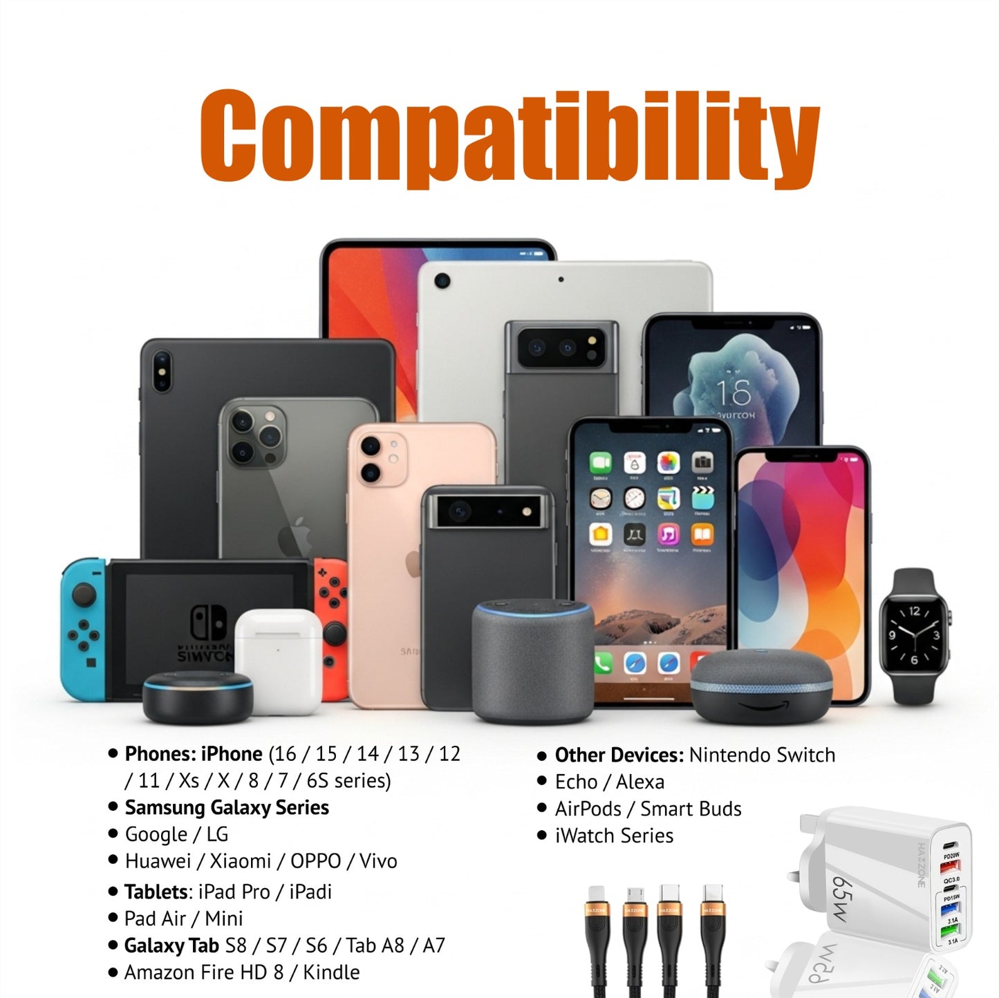3 in 1 Charging Cable