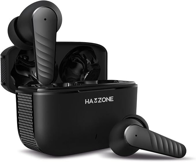 Wireless Bluetooth Earbuds I Quad Mic ENC, 40H Playtime, Type C Fast Charging I Earphones for Calls, Movies & Gaming with 55ms Low Latency I Deep Bass, Clear Quality with Noise Cancellation