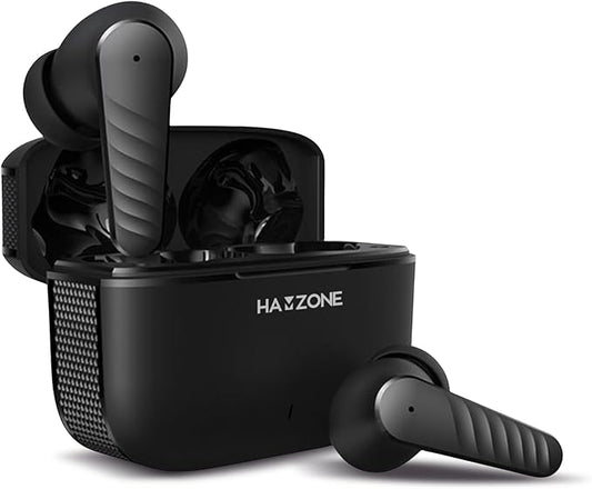 Wireless Bluetooth Earbuds I Quad Mic ENC, 40H Playtime, Type C Fast Charging I Earphones for Calls, Movies & Gaming with 55ms Low Latency I Deep Bass, Clear Quality with Noise Cancellation